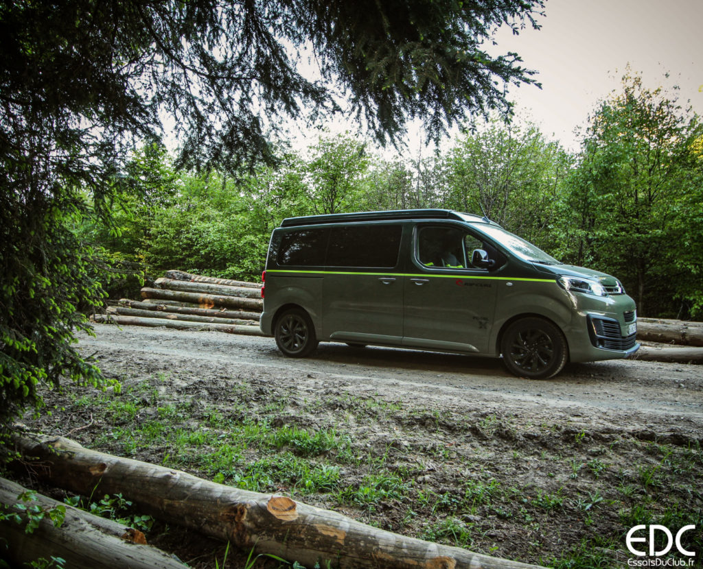 Citroen Space Tourer Rip Curl camping sauvage