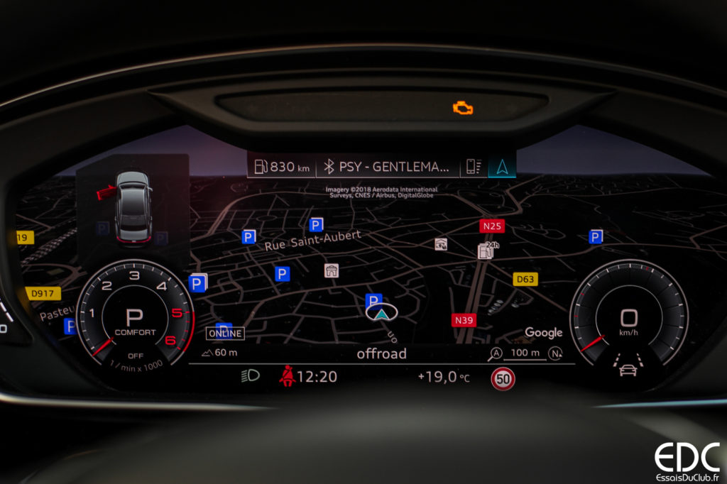 Audi A8 digital cockpit